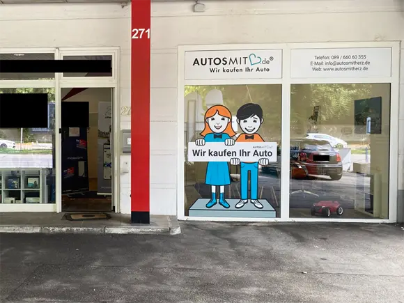 Ankaufstation Autoankaufstation München Süd von Autos mit Herz